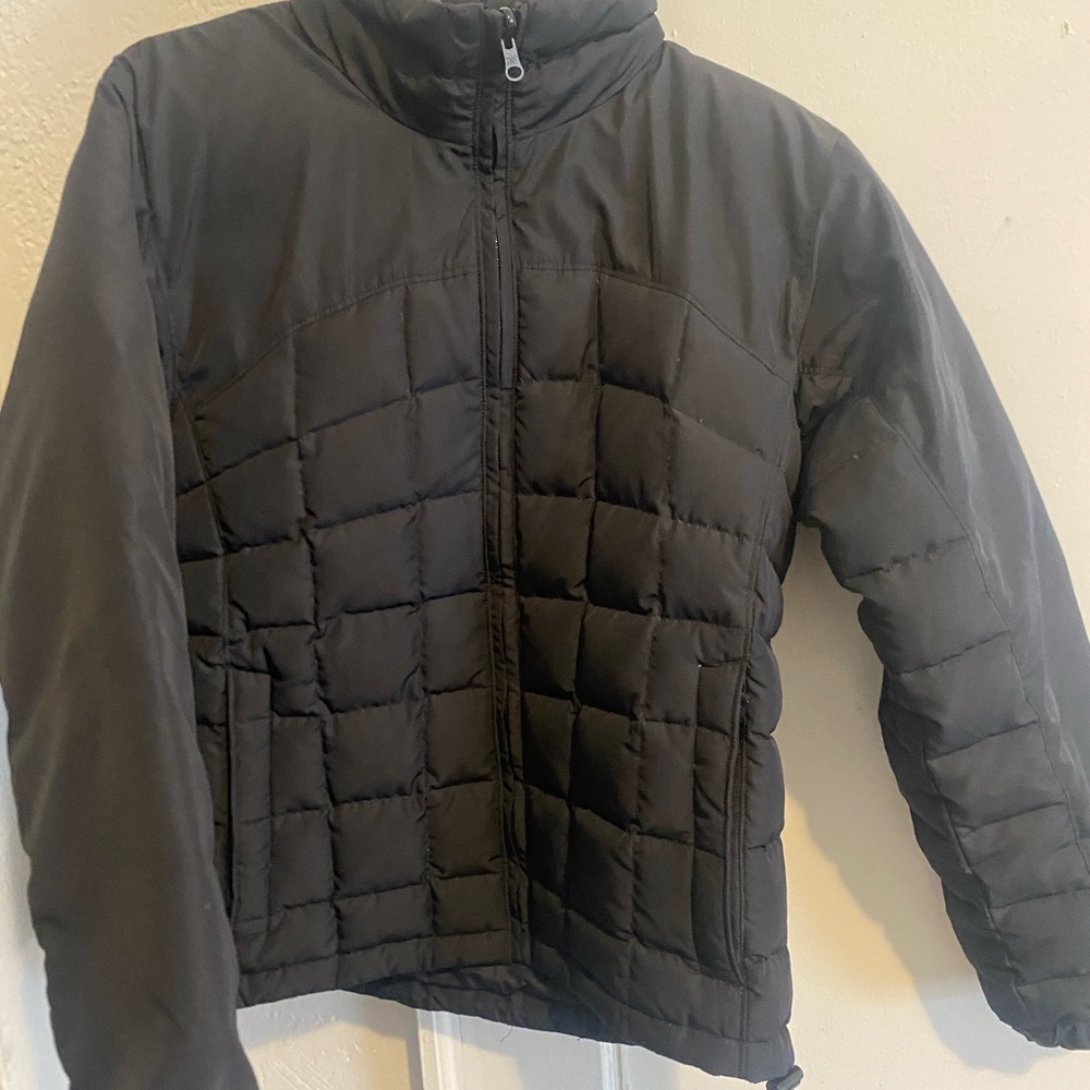 Columbia Black Quilted Lightweight Zip-Up Jacket